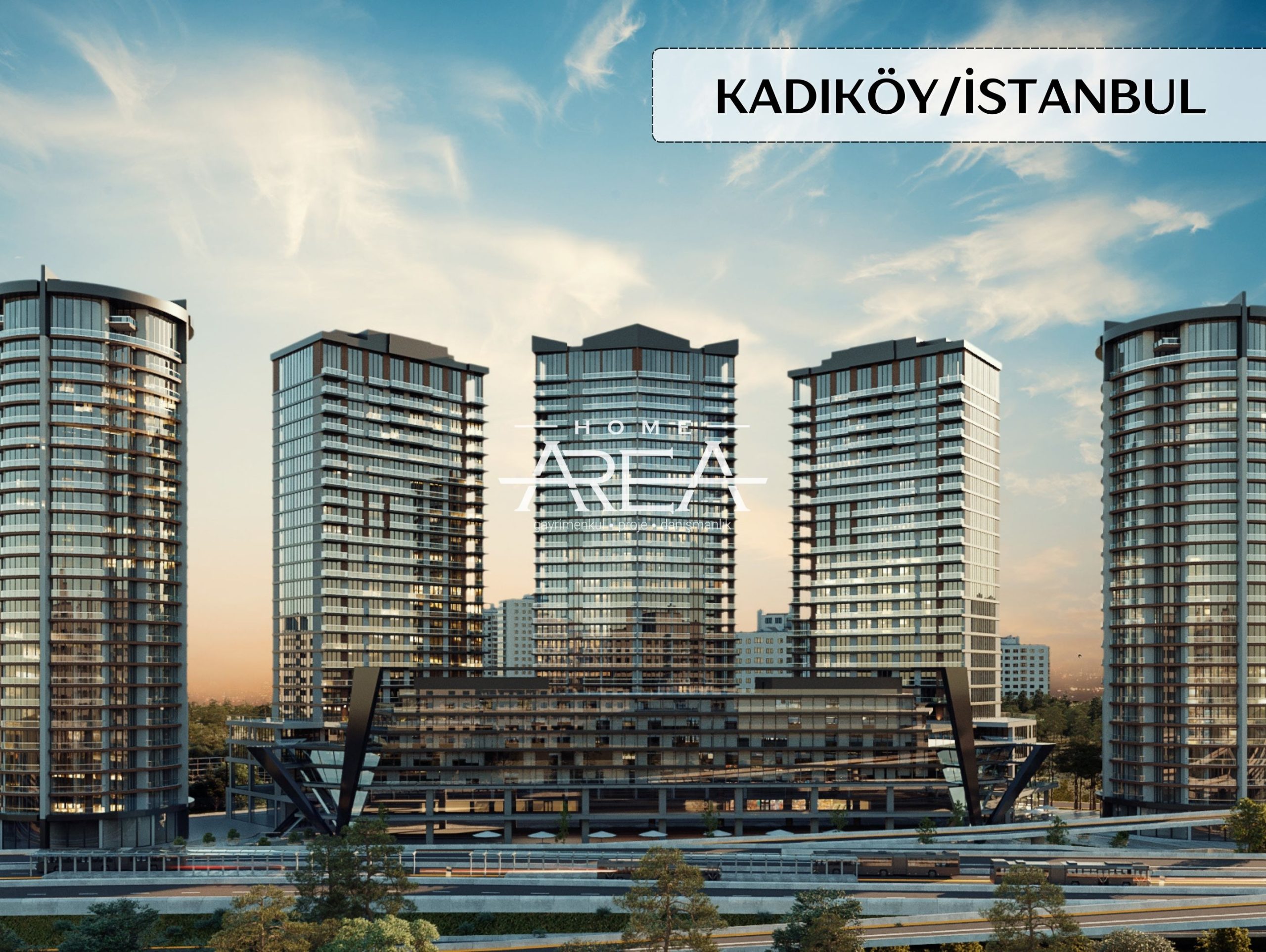 Multifunctional residential complex in Kadiköy (1+1/2+1/3+1)