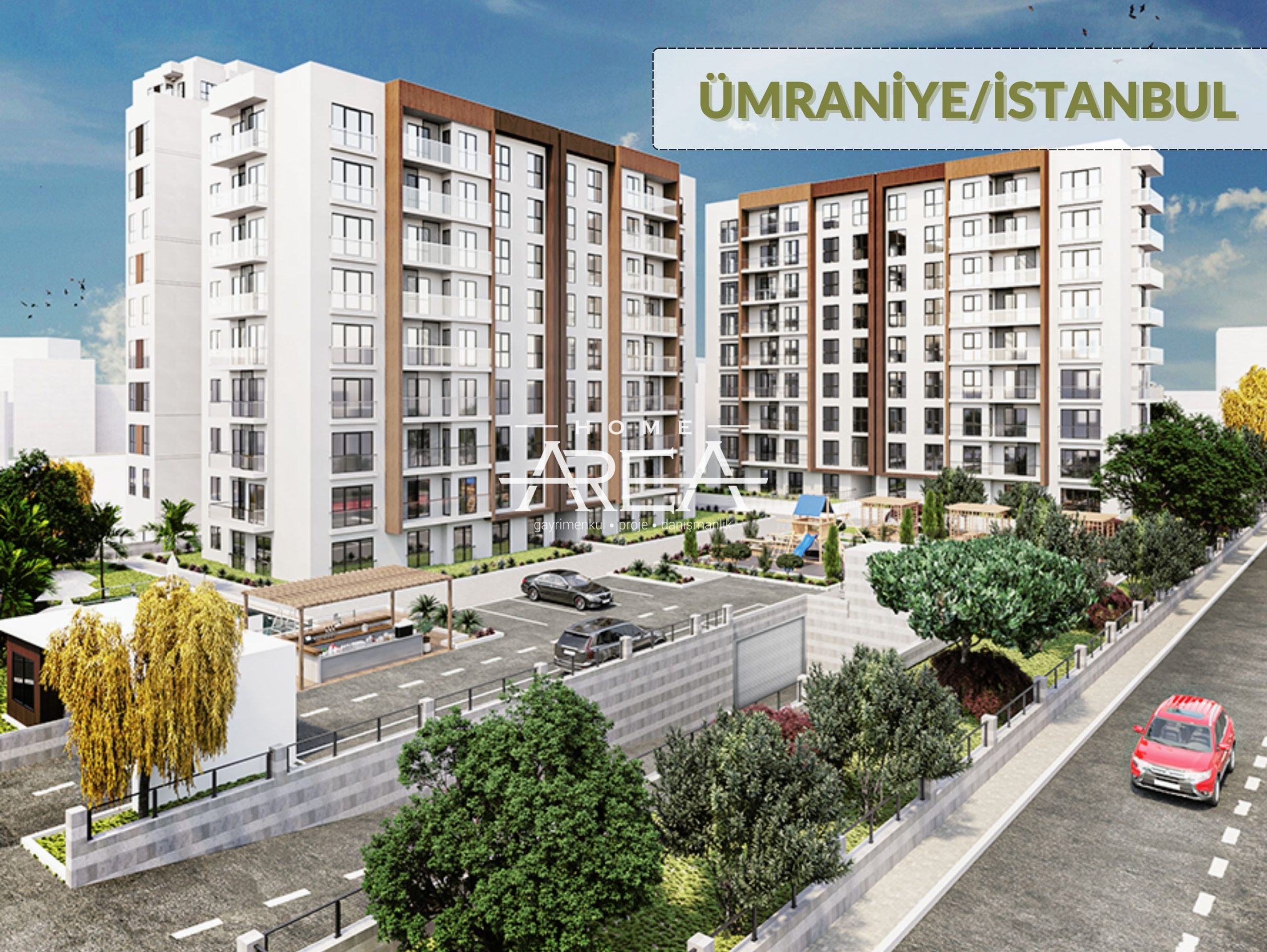 Apartment in a new residential complex in the Asian side (2+1/3+1)