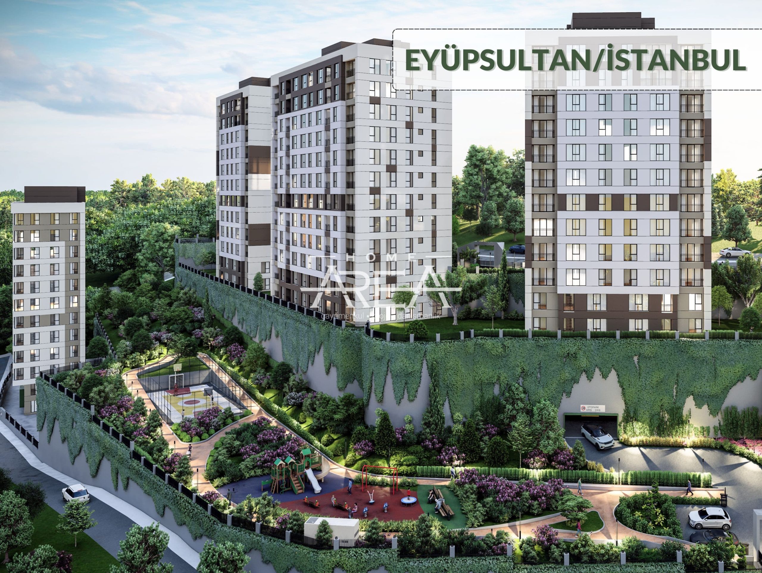 Comfortable project in the Eyüpsultan area (1+1/2+1/3+1)